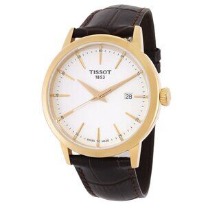 NWT Authentic Tissot Classic Dream Quartz Ivory Dial Watch